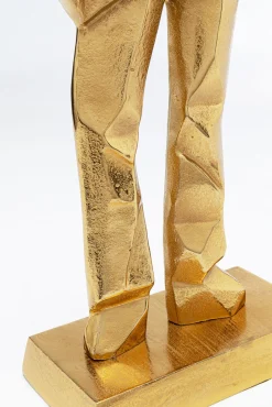 New KARE Design Figurka dekoracyjna Standing Man 23x62 cm złota - KARE