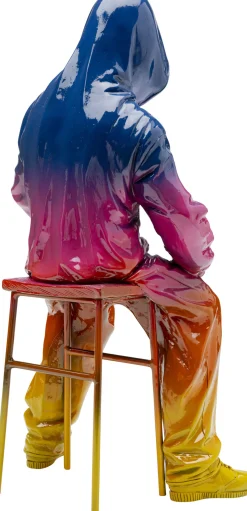 Best KARE Design Figurka dekoracyjna Street Art Boy Rainbow 36cm - KARE