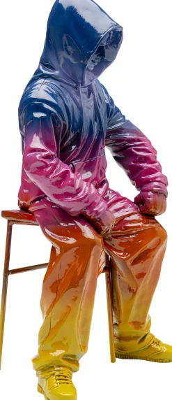 Best KARE Design Figurka dekoracyjna Street Art Boy Rainbow 36cm - KARE