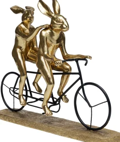 Clearance KARE Design Figurka dekoracyjna Tandem Rabbits 43x34 cm czarno-złota - KARE