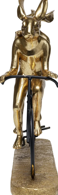 Clearance KARE Design Figurka dekoracyjna Tandem Rabbits 43x34 cm czarno-złota - KARE