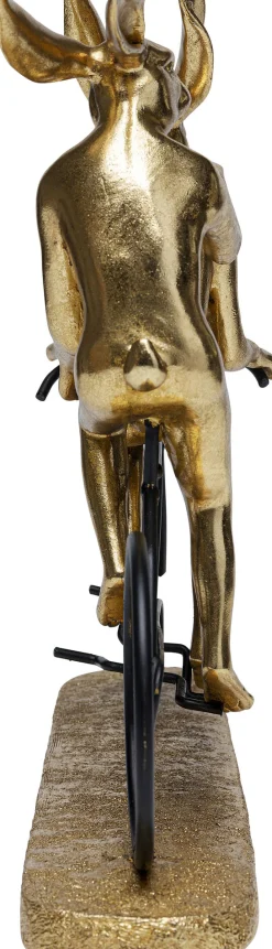 Clearance KARE Design Figurka dekoracyjna Tandem Rabbits 43x34 cm czarno-złota - KARE