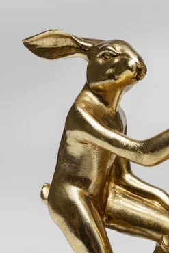 Clearance KARE Design Figurka dekoracyjna Tandem Rabbits 43x34 cm czarno-złota - KARE