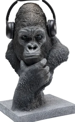 Sale KARE Design Figurka dekoracyjna Thinking Gorilla Head 29x49 cm - KARE