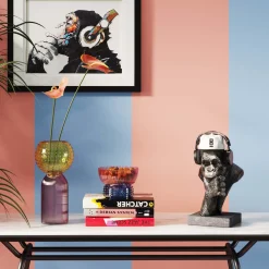 Sale KARE Design Figurka dekoracyjna Thinking Gorilla Head 29x49 cm - KARE