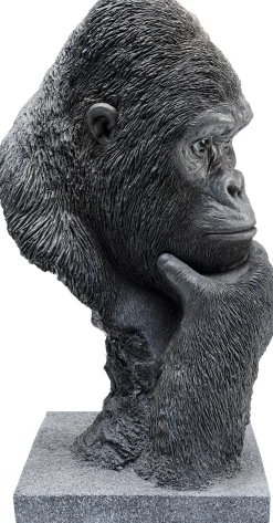 Sale KARE Design Figurka dekoracyjna Thinking Gorilla Head 29x49 cm - KARE
