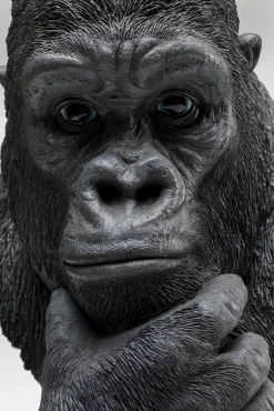 Sale KARE Design Figurka dekoracyjna Thinking Gorilla Head 29x49 cm - KARE
