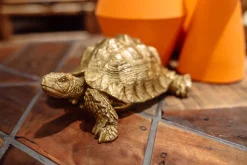 Fashion KARE Design Figurka dekoracyjna Turtle 26x20 cm złota - KARE