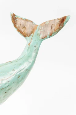 Fashion KARE Design Figurka dekoracyjna Whale Base 77x39 cm zielona - KARE