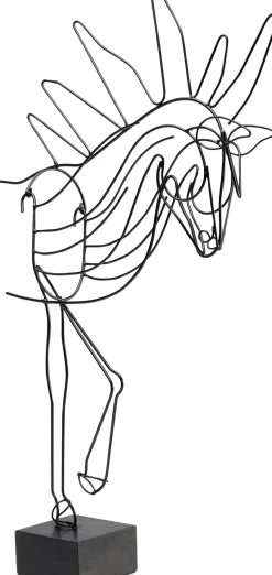 Online KARE Design Figurka dekoracyjna Wire Horse 32x51 cm czarna - KARE