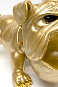 Discount KARE Design Figurka dekoracyjna ze schowkiem złota motyw zwierzęcy pies 37x23 cm - KARE