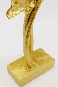 Hot KARE Design Figurka dekoracyjna złota miłorząb 37x53 cm - KARE