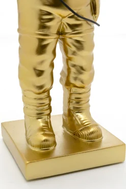 Discount KARE Design Figurka dekoracyjna złoty astronauta z czarnym balonem 41 cm - KARE