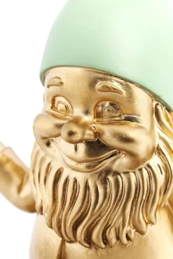 Hot KARE Design Figurka dekoracyjna Zwerg Meditation 15x19 cm złota - KARE