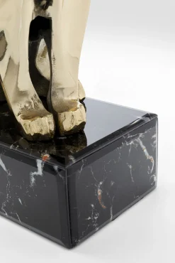 Fashion KARE Design Figurka dekroacyjna Lion on Marble 31x34 cm złota - KARE