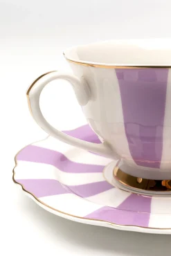 Best KARE Design Filiżanka Harlequin fioletowa (2-set) - KARE