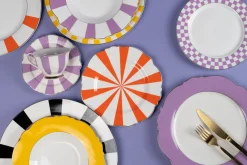 Best KARE Design Filiżanka Harlequin fioletowa (2-set) - KARE