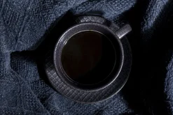 Sale KARE Design Filiżanka ze spodkiem z porcelany czarno-złota 200 ml - KARE