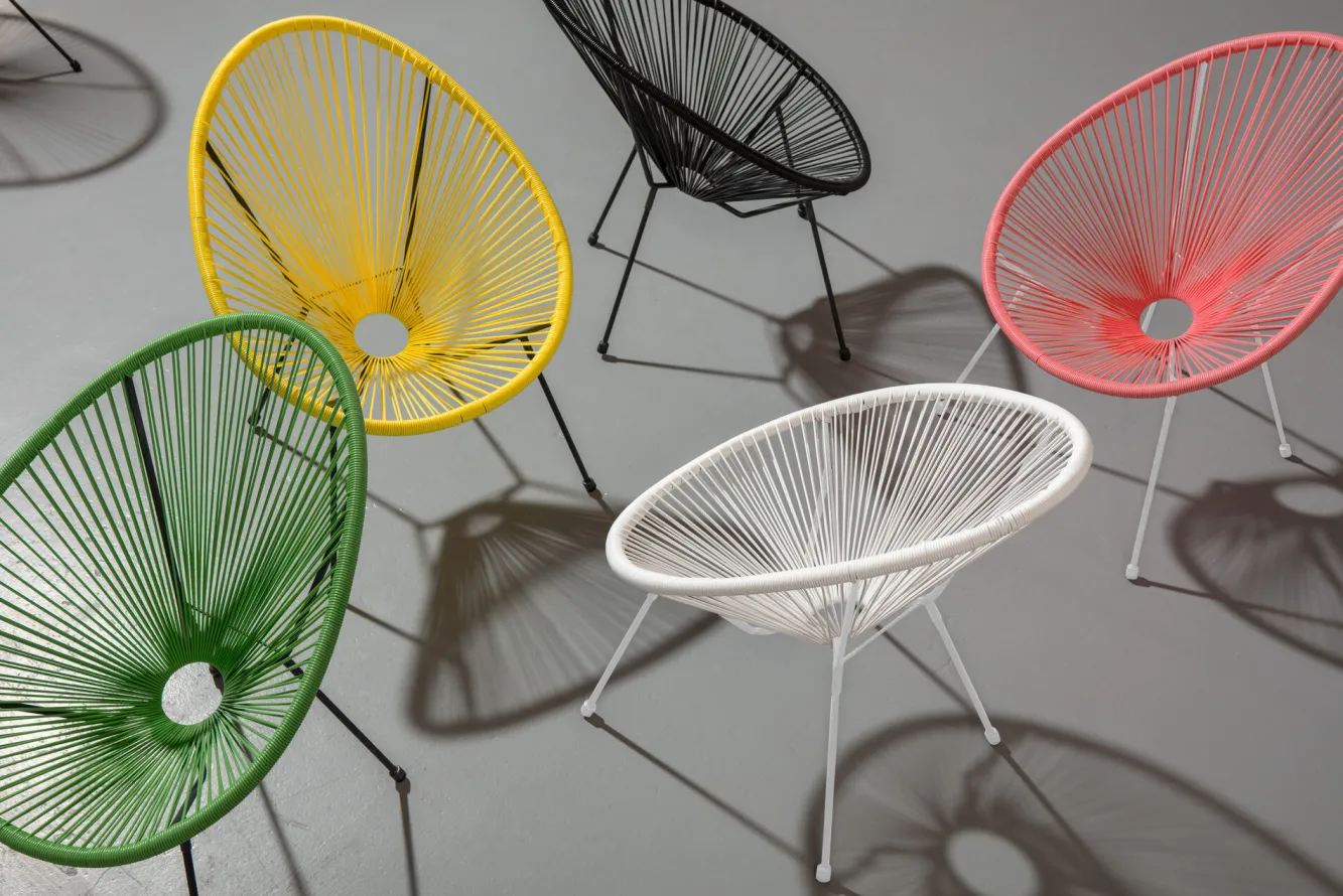 Sale KARE Design Fotel Acapulco 73x85 cm biały - KARE