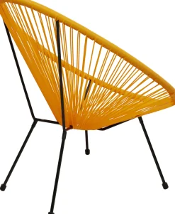 Hot KARE Design Fotel Acapulco 73x85 cm pomarańczowy - KARE