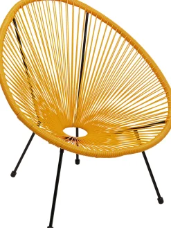 Hot KARE Design Fotel Acapulco 73x85 cm pomarańczowy - KARE