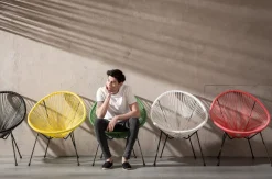 Best KARE Design Fotel Acapulco 73x85 cm wiśniowy - KARE