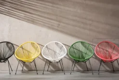 Best KARE Design Fotel Acapulco 73x85 cm wiśniowy - KARE