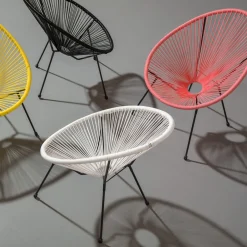 Best KARE Design Fotel Acapulco 73x85 cm wiśniowy - KARE