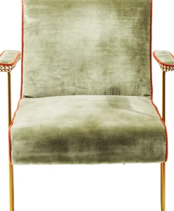 Outlet KARE Design Fotel Aunt Betty 75x85 cm jasnozielony - KARE