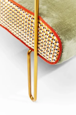 Outlet KARE Design Fotel Aunt Betty 75x85 cm jasnozielony - KARE