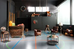 Sale KARE Design Fotel Cigar Lounge 72x70 cm brązowy skóra naturalna - KARE