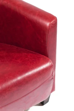 Hot KARE Design Fotel Cigar Lounge 72x70 cm czerwony - KARE