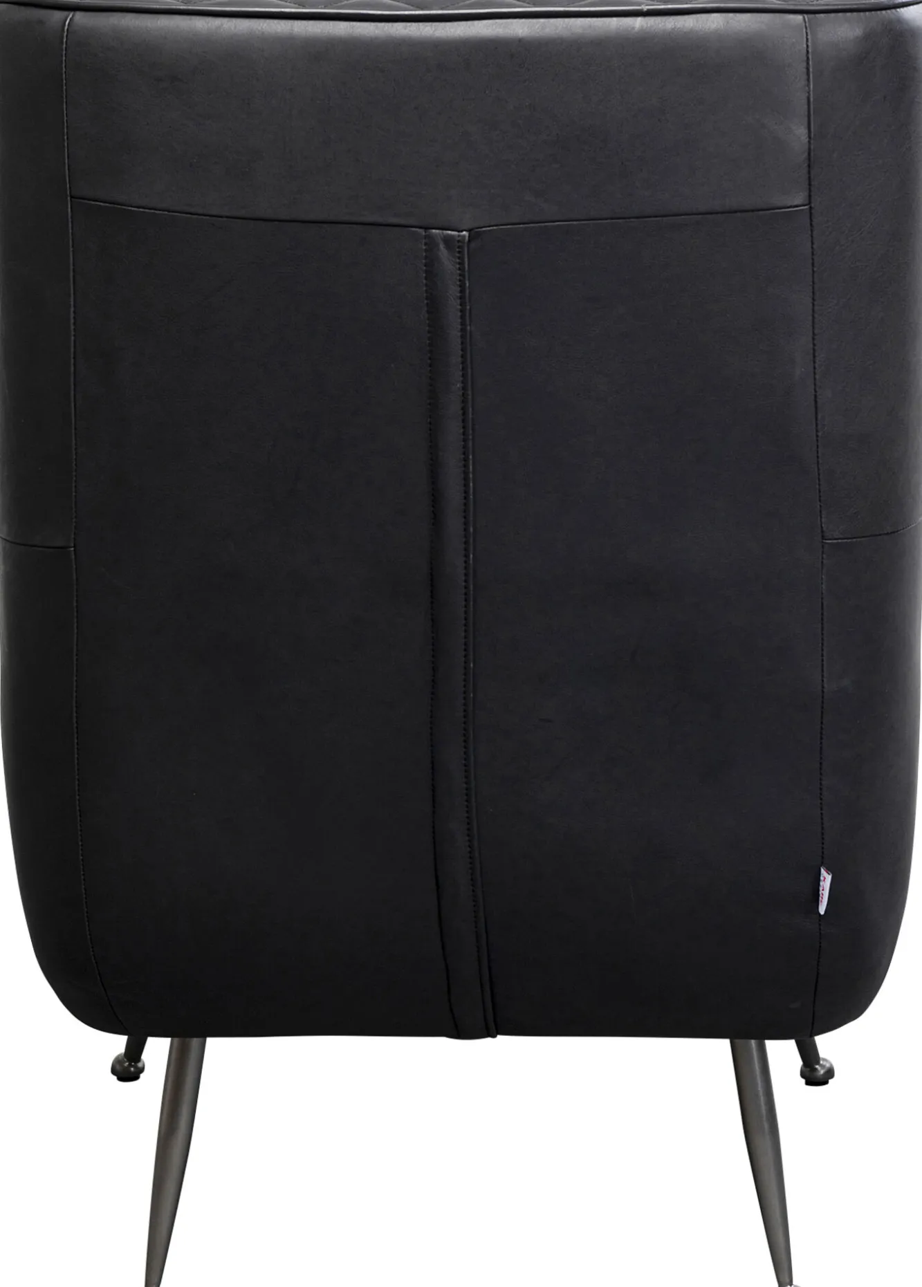 Hot KARE Design Fotel czarny do salonu skóra semianilinowa 75x104 cm - KARE