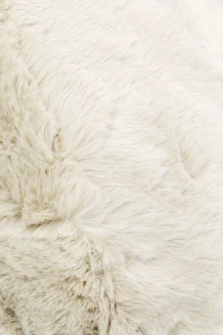 Online KARE Design Fotel duży kremowy tkanina futrzana 105 cm - KARE