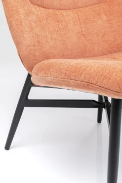 Fashion KARE Design Fotel Elodie 67x105 cm jasnobrązowy - nogi czarne - KARE