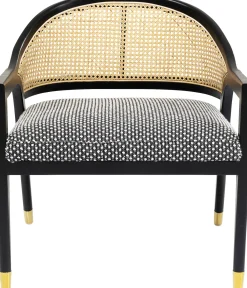 Fashion KARE Design Fotel Horizon 66x77 cm czarno-naturalny - KARE