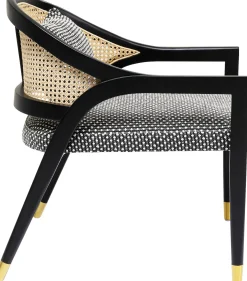 Fashion KARE Design Fotel Horizon 66x77 cm czarno-naturalny - KARE