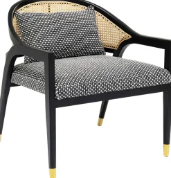 Fashion KARE Design Fotel Horizon 66x77 cm czarno-naturalny - KARE