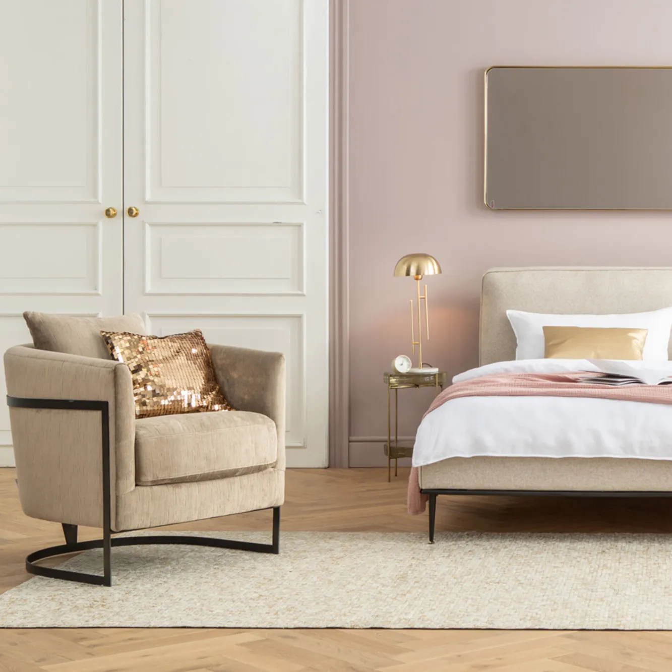 Hot KARE Design Fotel La Vida 76x74 cm beżowy - KARE