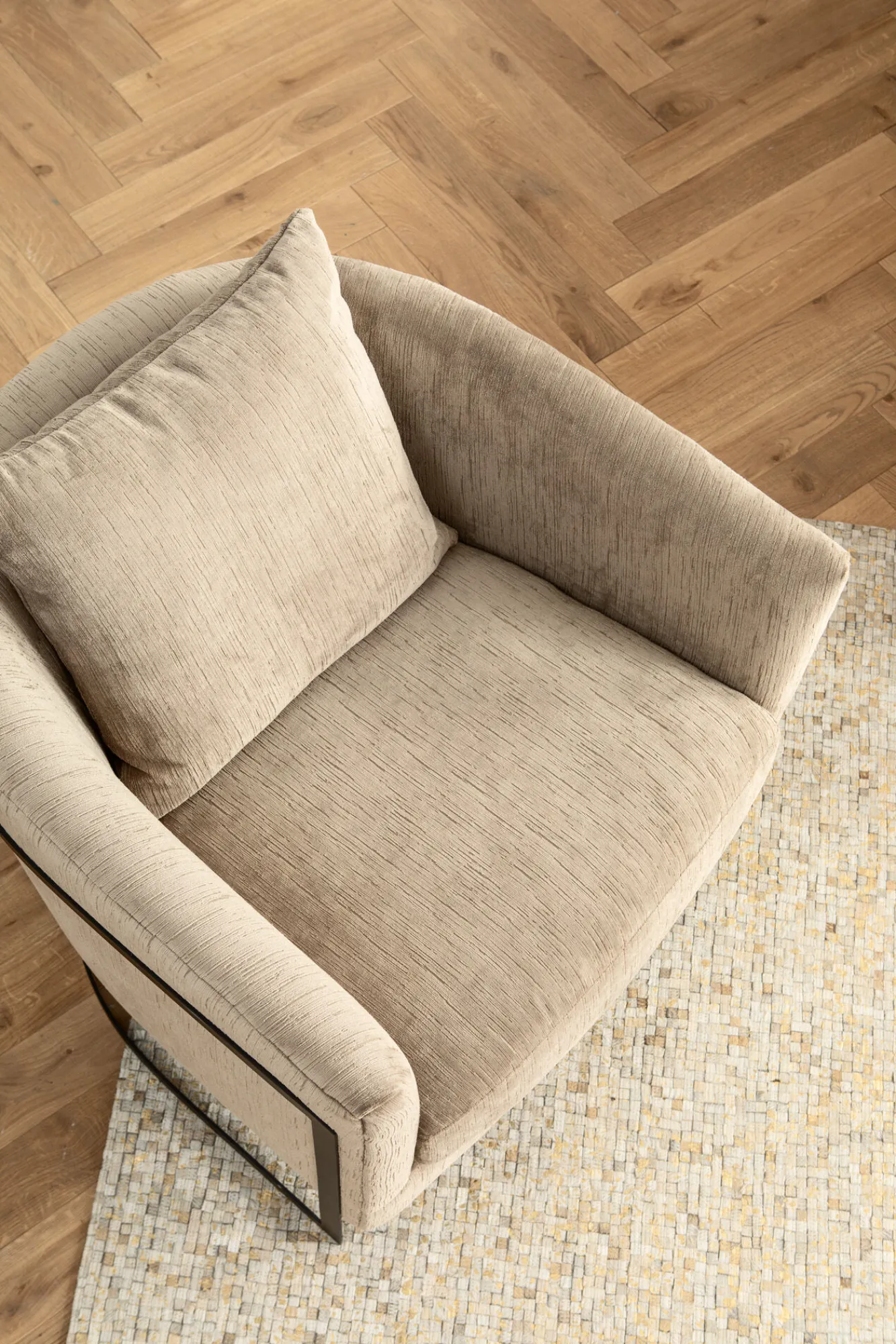 Hot KARE Design Fotel La Vida 76x74 cm beżowy - KARE