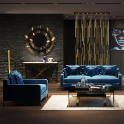 Outlet KARE Design Fotel Lullaby 102x70 cm petrol - KARE