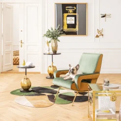 Sale KARE Design Fotel Luna High 74x93 cm zielony - KARE