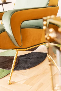 Sale KARE Design Fotel Luna High 74x93 cm zielony - KARE