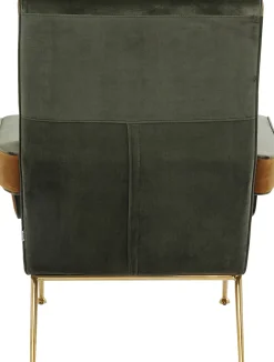 Sale KARE Design Fotel Luna High 74x93 cm zielony - KARE