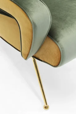 Sale KARE Design Fotel Luna High 74x93 cm zielony - KARE