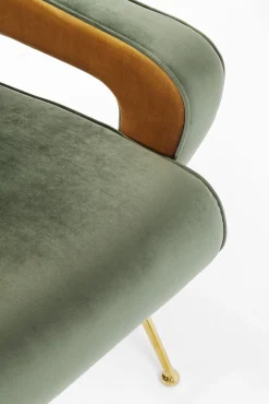 Sale KARE Design Fotel Luna High 74x93 cm zielony - KARE