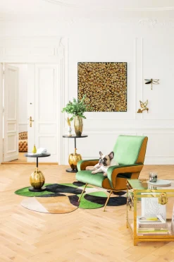 Sale KARE Design Fotel Luna High 74x93 cm zielony - KARE