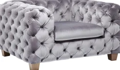 Best KARE Design Fotel My Desire 128x68 cm szary - KARE