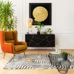 Clearance KARE Design Fotel Nonna 71x97 cm musztardowy - KARE