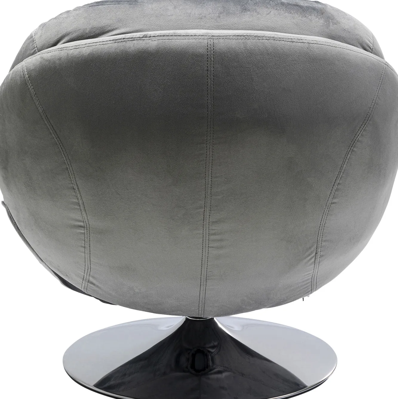 Fashion KARE Design Fotel obrotowy Cosy 81x84 cm szary - KARE